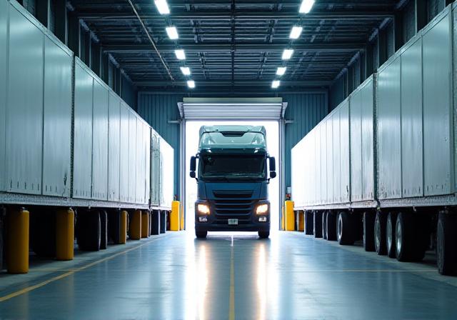 Logistics loading dock activity